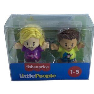 Fisher Price Little People Figures 1-5 Years Sports Friends Soccer Girl Boy